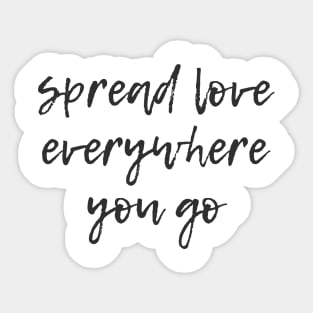 Spread Love Sticker